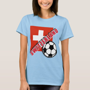 T-shirts de fan de foot du monde de la SUISSE
