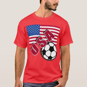 T-shirts de fan de foot du monde des Etats-Unis