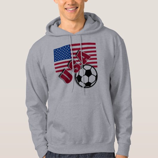 T-shirts de fan de foot du monde des Etats-Unis (Devant)