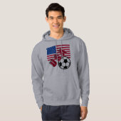 T-shirts de fan de foot du monde des Etats-Unis (Devant entier)