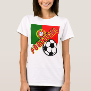 T-shirts de fan de foot du monde du PORTUGAL