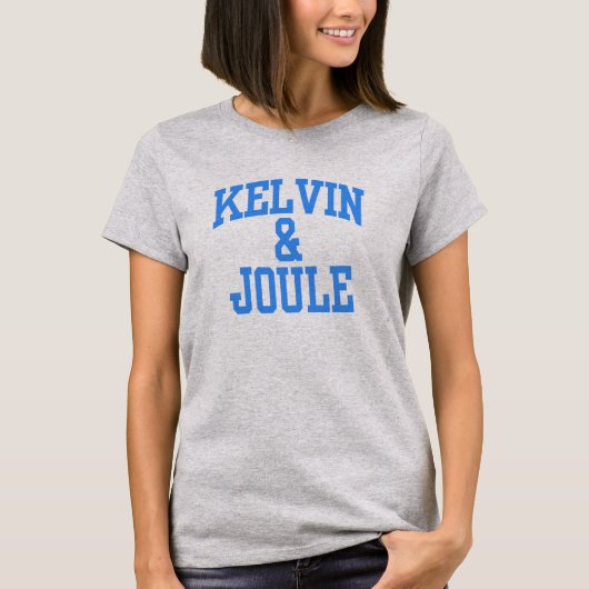 T-shirts de femmes de Kelvin et de Joule (Devant)