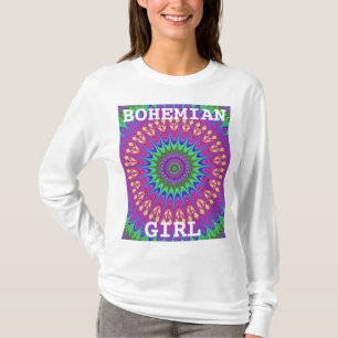 T-SHIRTS DE FILLE BOHÉMIENNE