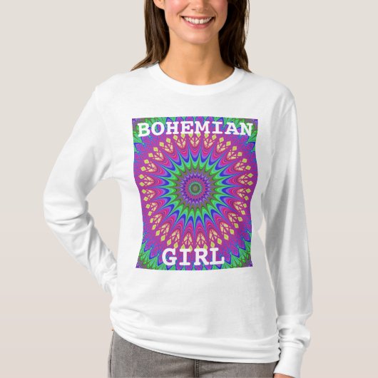 T-SHIRTS DE FILLE BOHÉMIENNE (Devant)