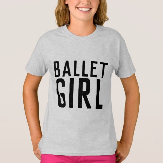 T-SHIRTS DE FILLE DE BALLET (Devant)