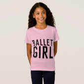 T-SHIRTS DE FILLE DE BALLET (Devant entier)