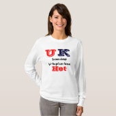 T-shirts de filles chaudes du Royaume-Uni (Devant entier)