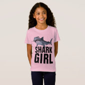 T-SHIRTS DE FILLES DE REQUINS (Devant entier)