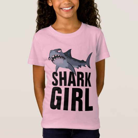 T-SHIRTS DE FILLES DE REQUINS (Devant)