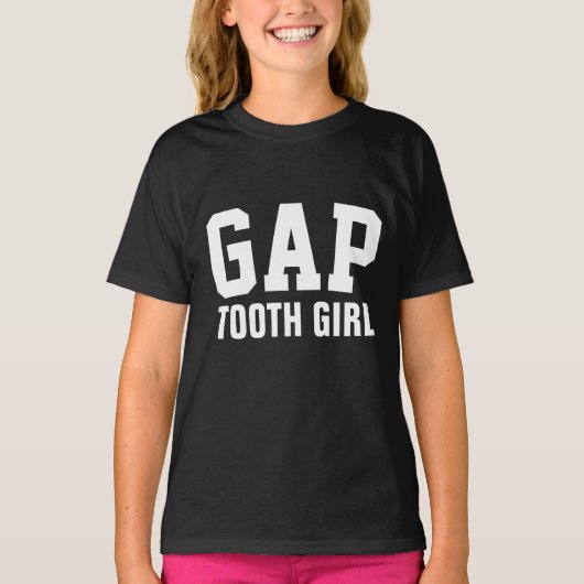 T-shirts DE FILLES DENTS GAP (Devant)