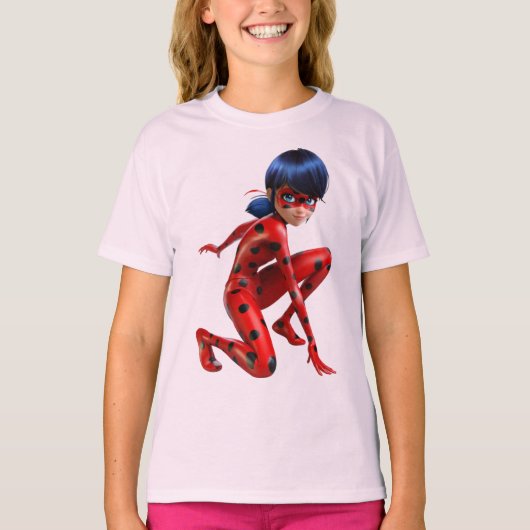 T-Shirts de filles Ladybug (Devant)