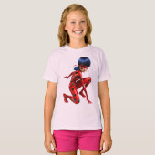 T-Shirts de filles Ladybug (Devant entier)