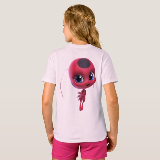 T-Shirts de filles Ladybug (Dos entier)