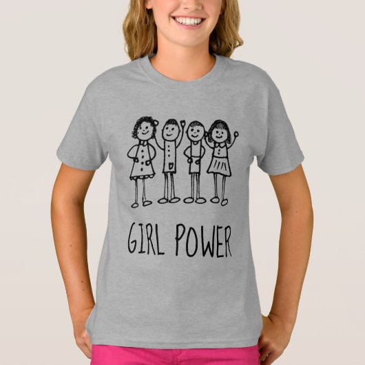 T-shirts de filles POWER POWER (Devant)