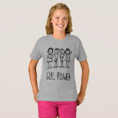 T-shirts de filles POWER POWER (Devant entier)