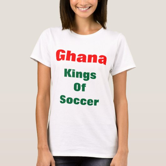 T-shirts de football ghanéens (Devant)