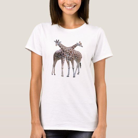 T-shirts de girafe africaine (Devant)