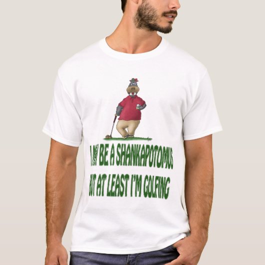 T-shirts de golf : Hippopotame de Shankapotomus (Devant)