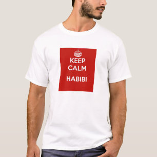 T-shirts de habibi de Moyen-Orient d'Arabe