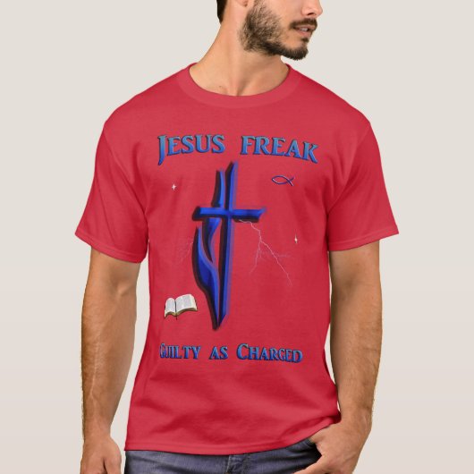 T-shirts de Jésus freak (Devant)