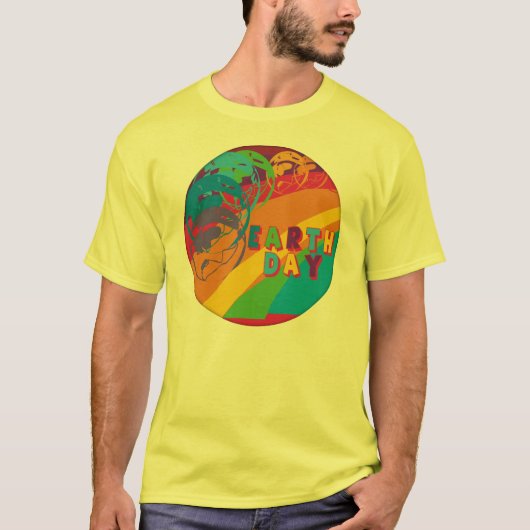 T-shirts de jour de la terre (Devant)