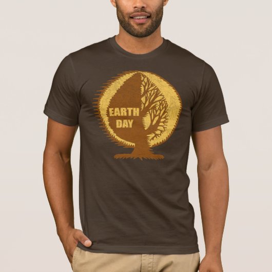 T-shirts de jour de la terre (Devant)