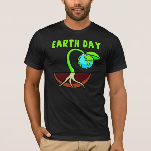 T-shirts de jour de la terre (Devant)