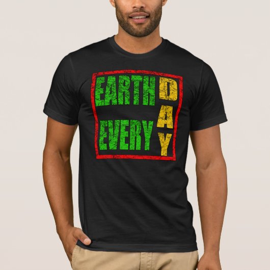 T-shirts de jour de la terre (Devant)