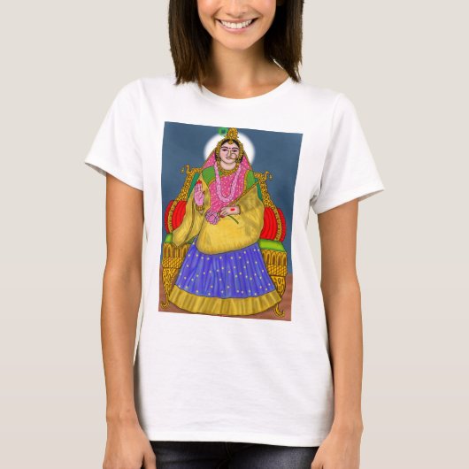 T-Shirts de la déesse Radha (Devant)