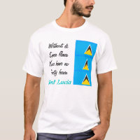T-shirts de la fête d'été de Sainte-Lucie