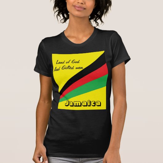 T-shirts de la fierté des femmes jamaïcaines (Devant)