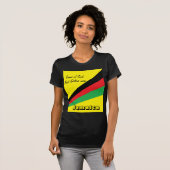 T-shirts de la fierté des femmes jamaïcaines (Devant entier)