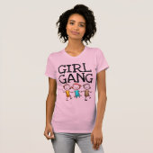 T-SHIRTS DE LA FILLE GANG (Devant entier)