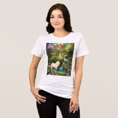 T-shirts de la forêt Unicorne enchantée (Recto plein)