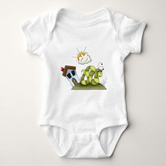 T-shirts de la maison des enfants Inchworm