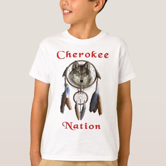 T-shirts de la nation cherokee (Devant)