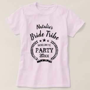 T-shirts de la partie de bachelorette de la tribu