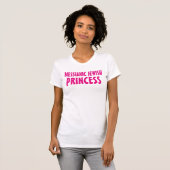 T-shirts de la princesse juive messianique (Devant entier)