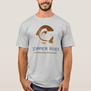 T-shirts de la rivière Copper