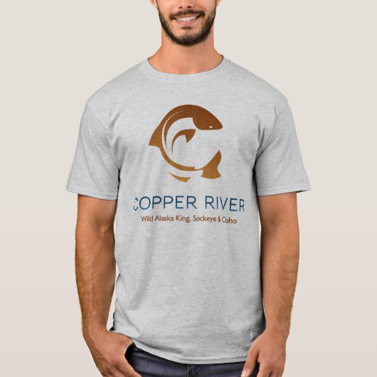 T-shirts de la rivière Copper (Devant)