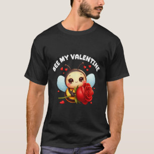T-shirts de la Saint-Valentin Bee My Valentine ave