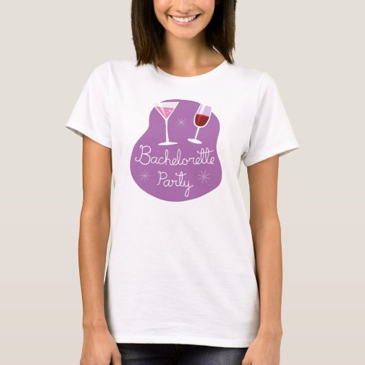 T-shirts de la soirée de bachelorette (Devant)