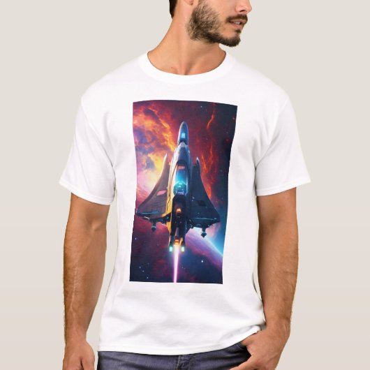 T-shirts de la station spatiale Gravity Voyage (Devant)