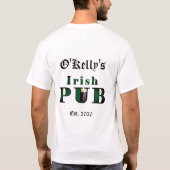 T-shirts de la taverne du pub irlandais (Dos)