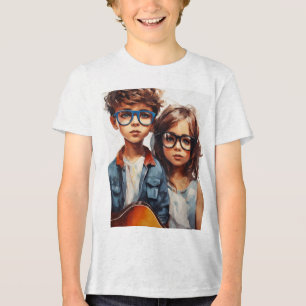 T-Shirts de l'équipage à manches courtes en coton