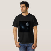 T-shirts de l'espace sombre (Devant entier)