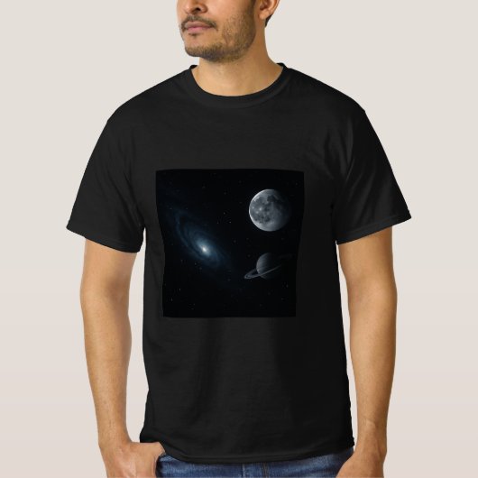 T-shirts de l'espace sombre (Devant)