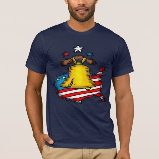 T-shirts de Liberty Bell (Devant)