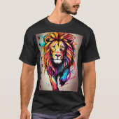 T-shirts de Lion fantastiques (Devant)