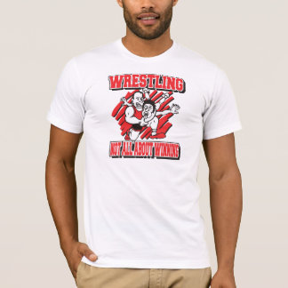 T-shirts de lutte drôle